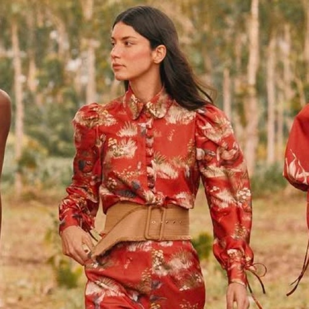 Anthropologie Zunilda Gutierrez Button Blouse